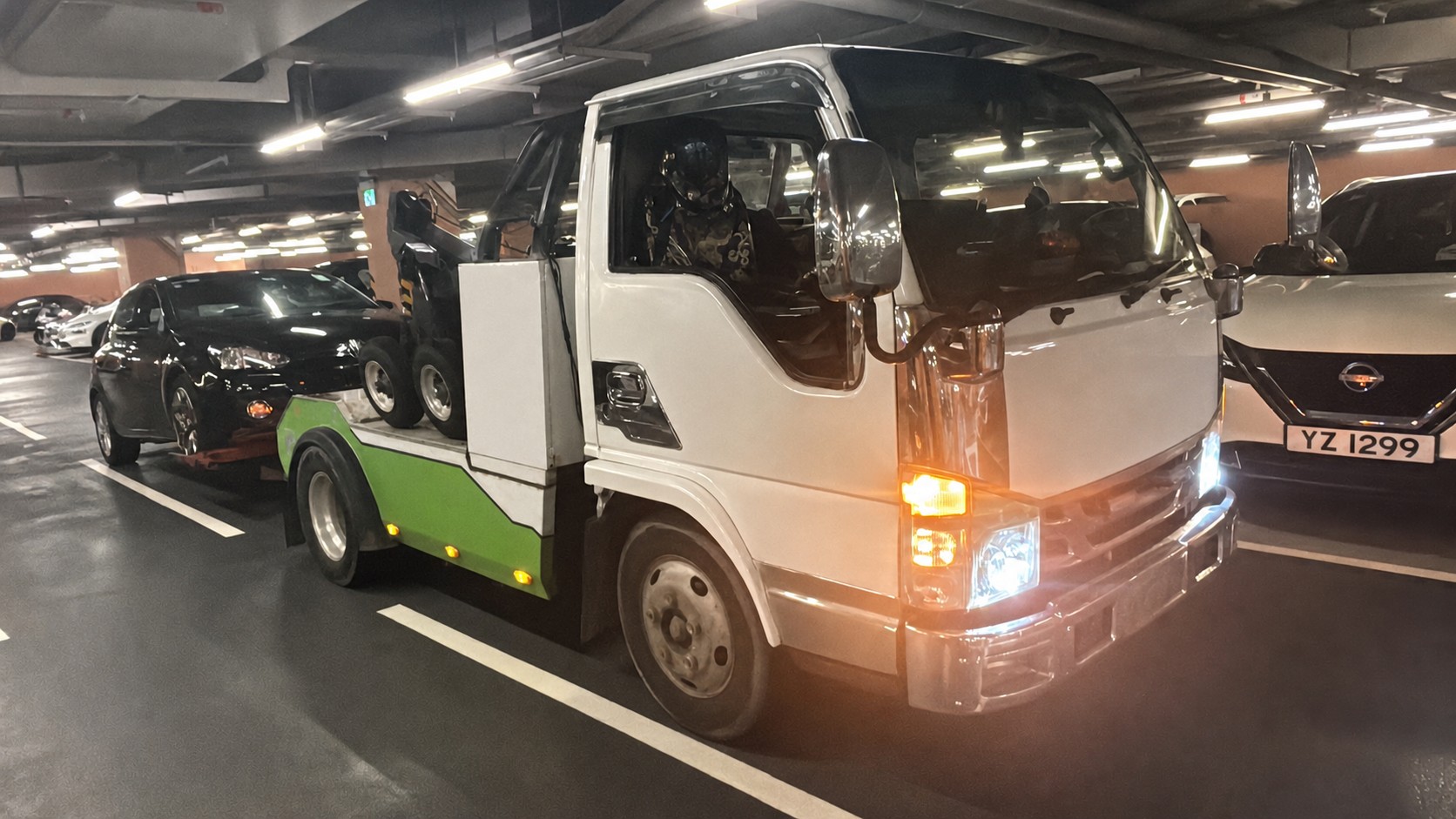 停車場內車輛拖運安排