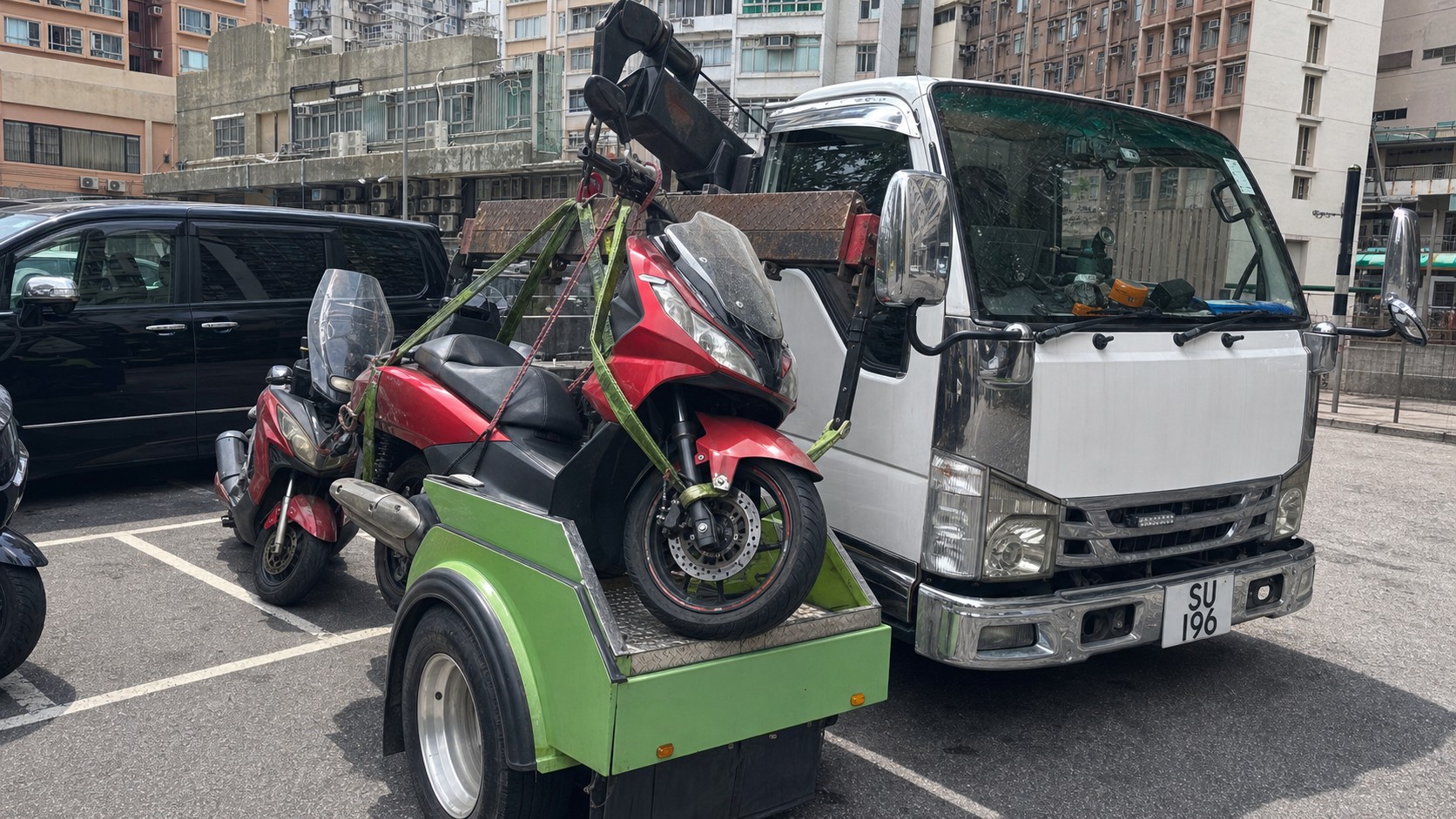 車輛拖運及停車場服務實景